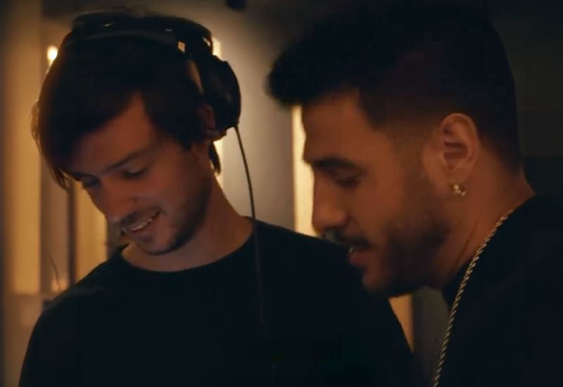 Félix Radu & Antonio José en studio